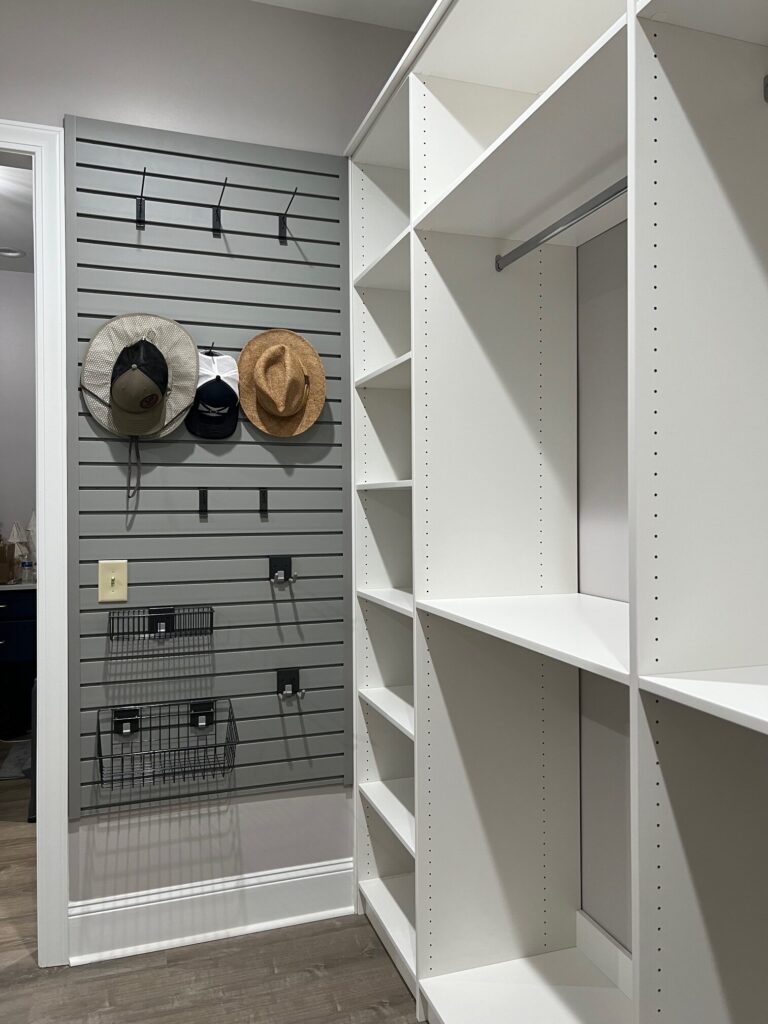 Custom Closet Slatwall - Alexander City, AL