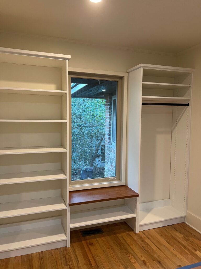 Custom Closet Bench